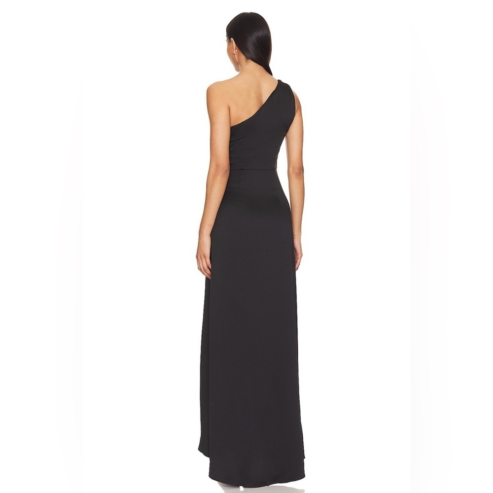 NWT Elliatt Biarritz Gown S Black One Shoulder - Picture 3 of 9